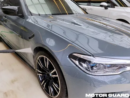 대전 BMW M5 사고 후 손상 된 PPF와 카바차 유광 PPF 재시공 작업! / 동구 가양동