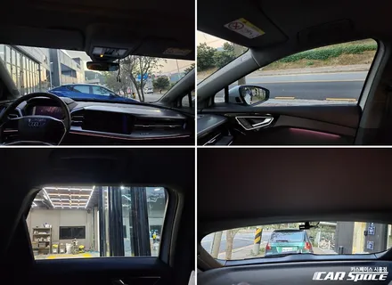 아우디Q4 반반사 브이쿨 썬팅 후기! 시흥배곧 신차패키지 / 시흥시 미산동