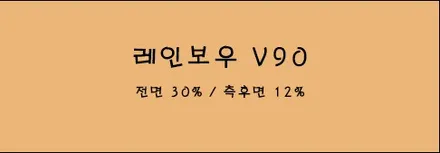 시흥 캐스퍼 하이퍼 골드그린 레인보우 V90 X 브라비오LED교체 / 시흥시 미산동