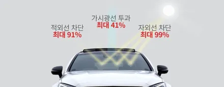 브이쿨K 전체 14% 가능? 시인성 좋다고 시공했는데 전 괜찮네요~ / 시흥시 미산동