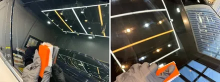 신형 싼타페 크리미화이트펄 버텍스900 농도5% 시인성 괜찮을까요? / 시흥시 미산동