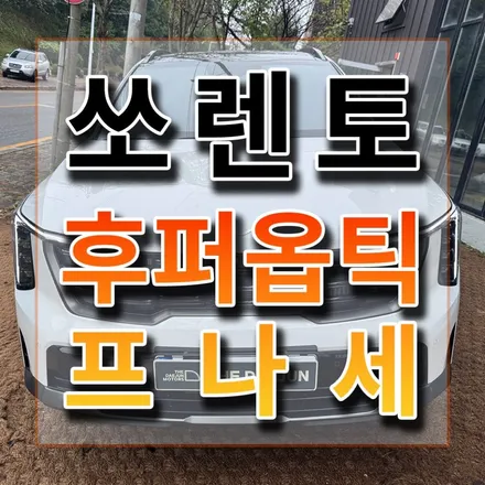 쏘렌토 화이트 색상에 잘 어울리는 후퍼옵틱 프나세 ! / 시흥시 미산동