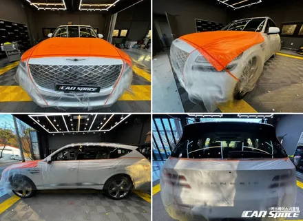 GV80 레인보우 V90 반반사, QXD8000 PPF 시흥 신차패키지 / 시흥시 미산동