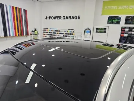 안산랩핑  BMW X6 갈라진 루프스킨 제거 후 고광택 필름 시공 후 실리콘 마감까지 / 인천 논현동