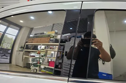 인천 논현동 랩핑 쉐보레 스파크 고광택 부분 랩핑 시공..! / 인천 논현동
