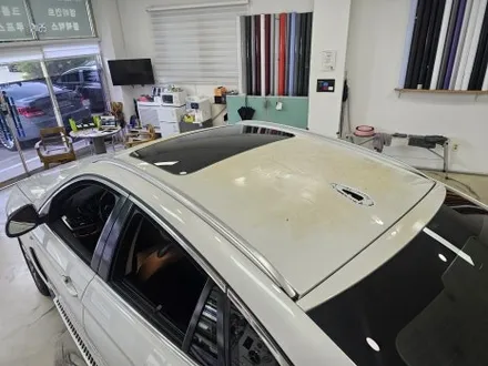 안산랩핑  BMW X6 갈라진 루프스킨 제거 후 고광택 필름 시공 후 실리콘 마감까지 / 인천 논현동