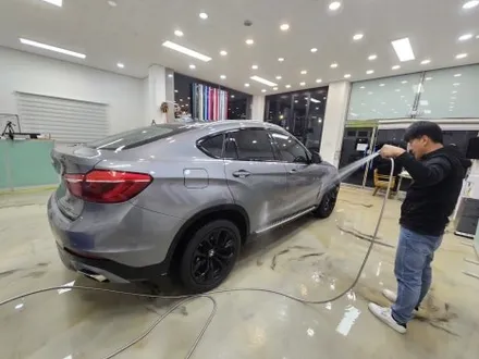 BMW X6 사틴 블랙 전체 랩핑 크롬 죽이기 1인 대표 혼자서 깔끔한 시공후기 / 인천 논현동