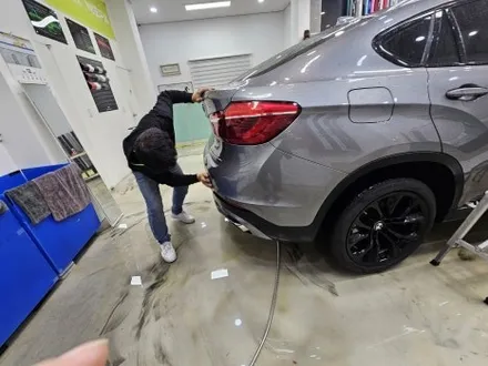 BMW X6 사틴 블랙 전체 랩핑 크롬 죽이기 1인 대표 혼자서 깔끔한 시공후기 / 인천 논현동