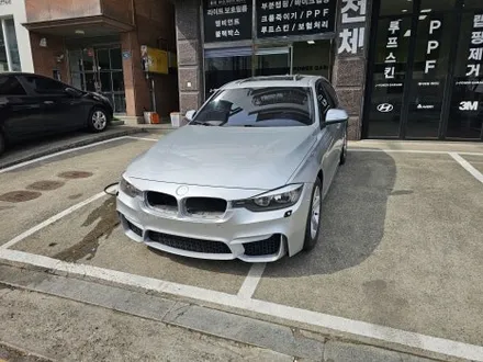 BMW 3시리즈 중고차.! 사틴 블랙 전체랩핑 M 범 펴 개조 경북 구미에서 오셨어요.! / 인천 논현동