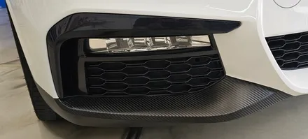 (인천랩핑)  앞 범퍼  3M 카본 포인트 랩핑  BMW 530i 작업 / 인천 논현동