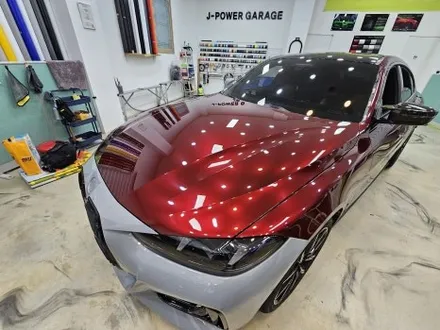 BMW 420I 그란 쿠페 전체랩핑 고광택 드레곤 뱀파이어 레드 / 인천 논현동