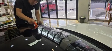 인천PPF 벤츠 A 클레스 루프스킨  블랙 PPF 시공 금액 / 인천 논현동