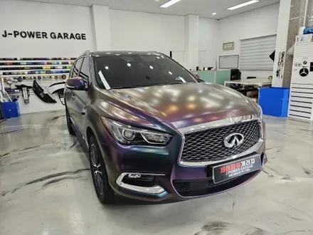 인피니티 QX60 자동차 랩핑 시공 후 접속 사고로 랩핑 제거 후 보험처리로 재시공했어요 / 인천 논현동