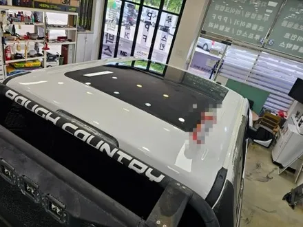 포드 랩터 F150 뿌리는 랩핑 제거 후 고광택 나르도 그레이 전체랩핑 시공 / 인천 논현동