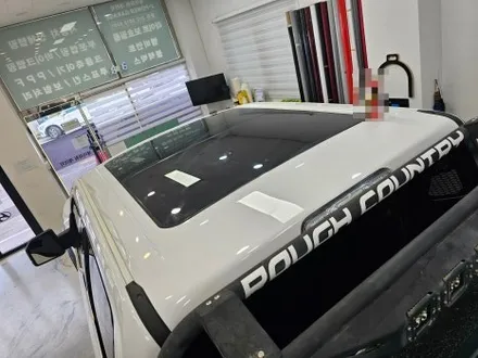 포드 랩터 F150 뿌리는 랩핑 제거 후 고광택 나르도 그레이 전체랩핑 시공 / 인천 논현동