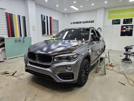 BMW X6 사틴 블랙 전체 랩핑 크롬 죽이기 1인 대표 혼자서 깔끔한 시공후기 / 인천 논현동