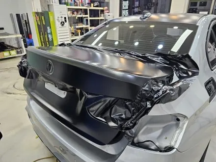 BMW 3시리즈 중고차.! 사틴 블랙 전체랩핑 M 범 펴 개조 경북 구미에서 오셨어요.! / 인천 논현동
