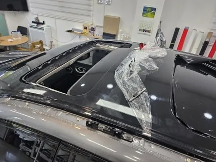 인피니티 QX60 자동차 랩핑 시공 후 접속 사고로 랩핑 제거 후 보험처리로 재시공했어요 / 인천 논현동
