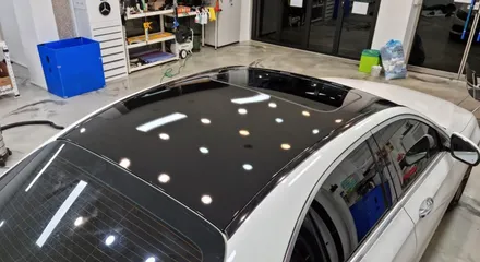 벤츠E클레스 루프스킨 제거 후 재시공 // 송도 루프스킨 배곧 루프스킨 인천 루프스킨 / 인천 논현동