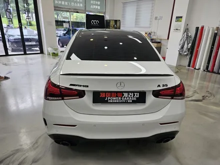 《송도랩핑》 포지드카본 손잡이 /  루프스킨, 스포일러  벤츠 AMG 35 랩핑  제이파워 개러지 / 인천 논현동