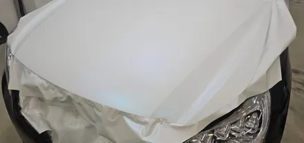 인천 송도랩핑 에쿠스  (흰색) 무광 다이아몬드 화이트 블루 랩핑 전체 크롬 죽이기 / 인천 논현동