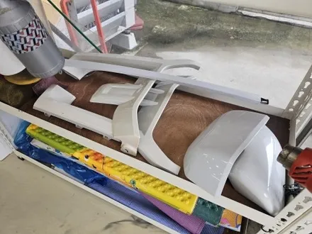 포드 랩터 F150 뿌리는 랩핑 제거 후 고광택 나르도 그레이 전체랩핑 시공 / 인천 논현동