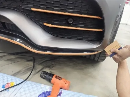 벤츠 GLC 쿠페 PET 고광택 AMG 무광 그레이 전체랩핑 기간 동안 대차 지원까지