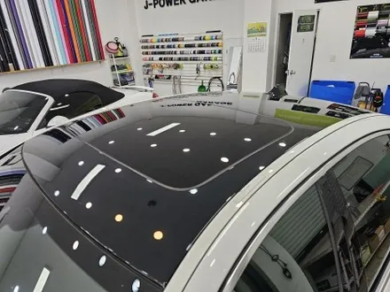 BMW 5시리즈 찢어지고 터진 루프스킨 제거 후 재시공 / 인천 논현동