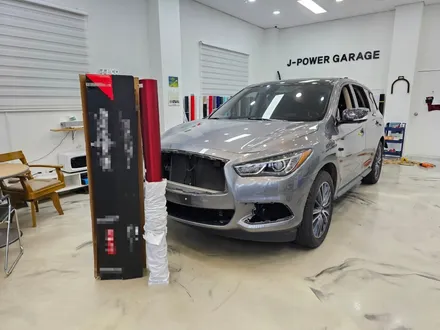 인피니티 QX60 자동차 랩핑 시공 후 접속 사고로 랩핑 제거 후 보험처리로 재시공했어요 / 인천 논현동