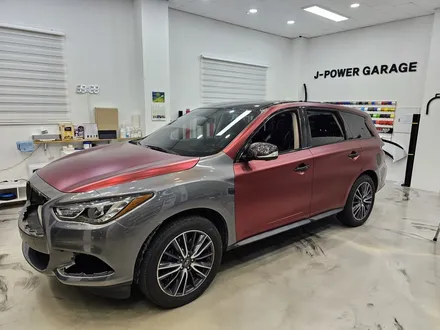 인피니티 QX60 자동차 랩핑 시공 후 접속 사고로 랩핑 제거 후 보험처리로 재시공했어요 / 인천 논현동
