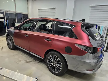 인피니티 QX60 자동차 랩핑 시공 후 접속 사고로 랩핑 제거 후 보험처리로 재시공했어요 / 인천 논현동