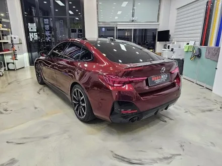 BMW 420I 그란 쿠페 전체랩핑 고광택 드레곤 뱀파이어 레드 / 인천 논현동