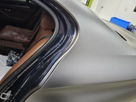 안산 BMW 랩핑 5시리즈 F10 AMG 그레이 무광 전체랩핑 시공금액.! / 인천 논현동
