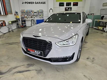 안산 화성  제네시스 EQ900 고광택 전체랩핑 크롬 죽이기 (딜리트) / 인천 논현동