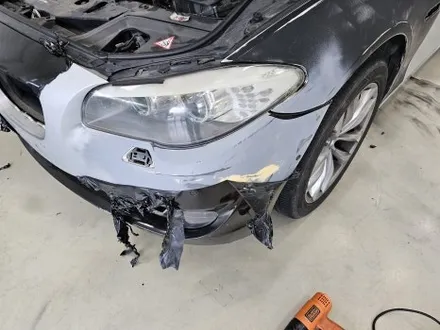 (부천랩핑) 전체 랩핑제거 후 랩핑 재 시공 금액은 얼마일까요?! BMW 5리즈 3M화이트 유광 전체랩핑  작업 후기 / 인천 논현동