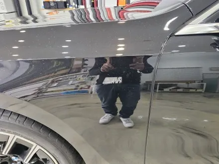 BMW 7시리즈 듀오톤 하단 투톤랩핑 시공 가격은.? 일정한 코치 라인 GOOD / 인천 논현동