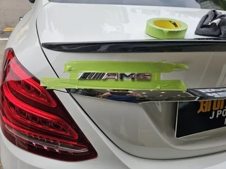 인천랩핑 벤츠 C 클레스 AMG 무광 다크 그레이 전체시공 / 인천 논현동