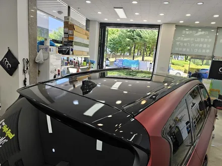 인피니티 QX60 자동차 랩핑 시공 후 접속 사고로 랩핑 제거 후 보험처리로 재시공했어요 / 인천 논현동