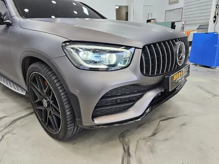 벤츠 GLC 쿠페 PET 고광택 AMG 무광 그레이 전체랩핑 기간 동안 대차 지원까지