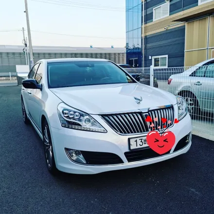 인천랩핑 논현동 에쿠스 전체랩핑 화이트골드 / 인천 논현동