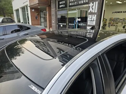 BMW 7시리즈 자동차 오래된 랩핑 제거 후 고광택 피아노 화이트 전체 재시공 / 인천 논현동