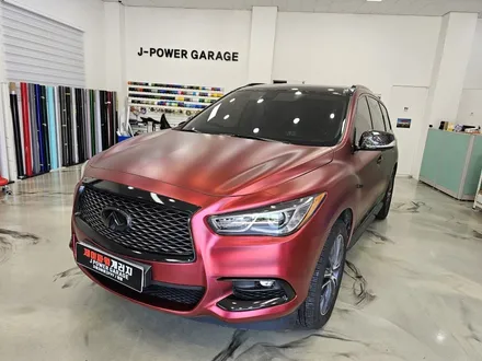 인피니티 QX60 자동차 랩핑 시공 후 접속 사고로 랩핑 제거 후 보험처리로 재시공했어요 / 인천 논현동