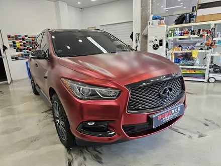 인피니티 QX60 자동차 랩핑 시공 후 접속 사고로 랩핑 제거 후 보험처리로 재시공했어요 / 인천 논현동