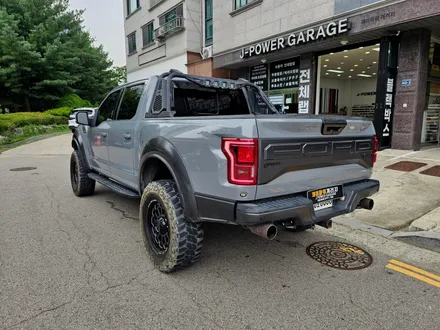 포드 랩터 F150 뿌리는 랩핑 제거 후 고광택 나르도 그레이 전체랩핑 시공 / 인천 논현동