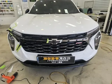 시흥랩핑 쉐보레 트랙스 크로스오버 다크 그릴 크롬 죽이기 부분랩핑 / 인천 논현동