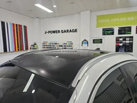 안산랩핑  BMW X6 갈라진 루프스킨 제거 후 고광택 필름 시공 후 실리콘 마감까지 / 인천 논현동