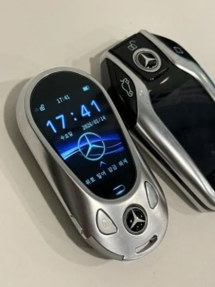 벤츠 GLE350d 2018년식 디스플레이키 전원 불량 — 타원형 최신 디자인 디스플레이키로 재개조 / 경기 부천, 전국 택배, 출장