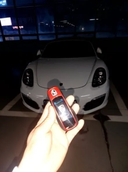 포르쉐 자동차키 기존 구형키에서 버튼시동키 원격시동키 스마트폰으로 연동제어 가능한 전용 디자인 디지털키로 개조 제작 / 경기 부천, 전국 택배, 출장