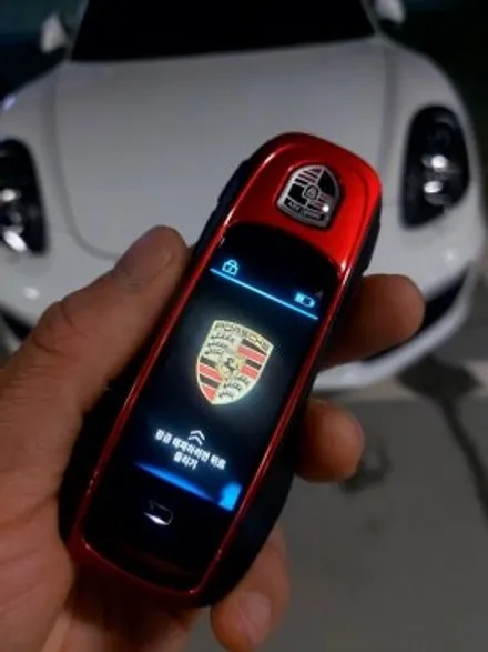 포르쉐 자동차키 기존 구형키에서 버튼시동키 원격시동키 스마트폰으로 연동제어 가능한 전용 디자인 디지털키로 개조 제작 / 경기 부천, 전국 택배, 출장