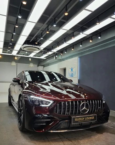 강남 서초 신차광택/유리막코팅 시공 [벤츠 AMG GT43] / 서울 서초